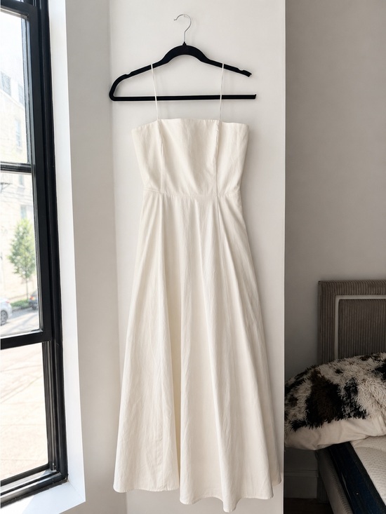 Reformation Dresses & Skirts - Reformation White Smocked-Panel Maxi Dress